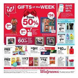 Walgreens Ad Gifts of The Week Dec 15 21 2019