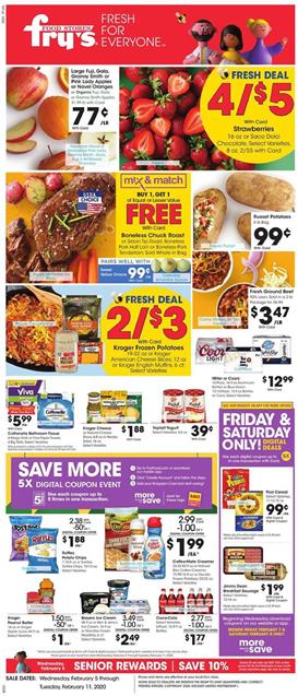 Fry's Weekly Ad Deals Feb 5 - 11, 2020