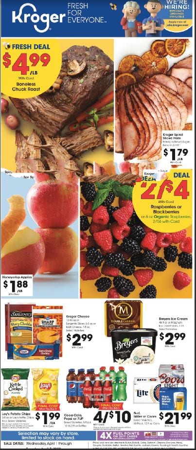Kroger Weekly Ad Preview Apr 1 7 2020