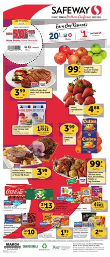 Safeway Weekly Ad Coupons Mar 18 - 24, 2020