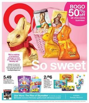 Target Ad Easter Sale Mar 29 - Apr 4, 2020