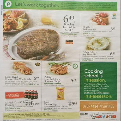 Publix Weekly Ad Preview Jun 3 9 2020