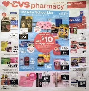 CVS Weekly Ad Preview Aug 23 29 2020