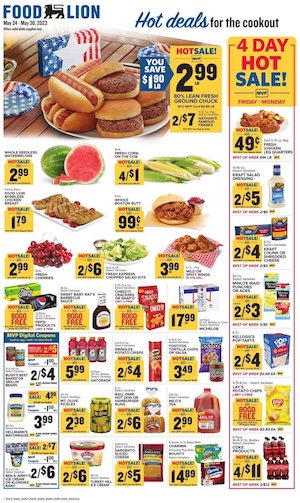 Food Lion Ad Deals May 24 - 30, 2023