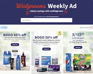 Walgreens Ad Deals Jul 30 - Aug 5, 2023
