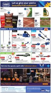 Lowes Fall Sale October 2023