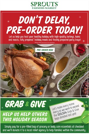 Sprouts Pre-Order Turkey Deal