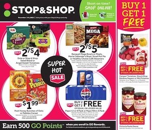Stop & Shop BOGOs Nov 3 - 9, 2023
