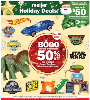 Meijer Ad Holiday Dec 3 - 9, 2023 