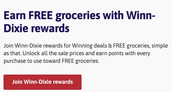 Winn Dixie Rewards
