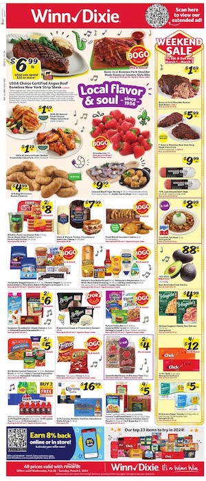 Winn Dixie Grocery Ad Feb 28 - Mar 5, 2024
