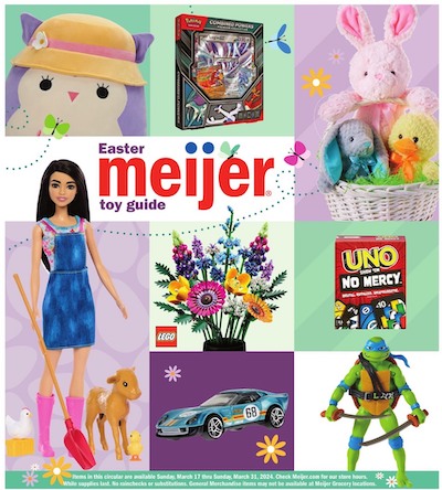 Meijer Ad Easter Toy Guide Mar 17 - 31, 2024