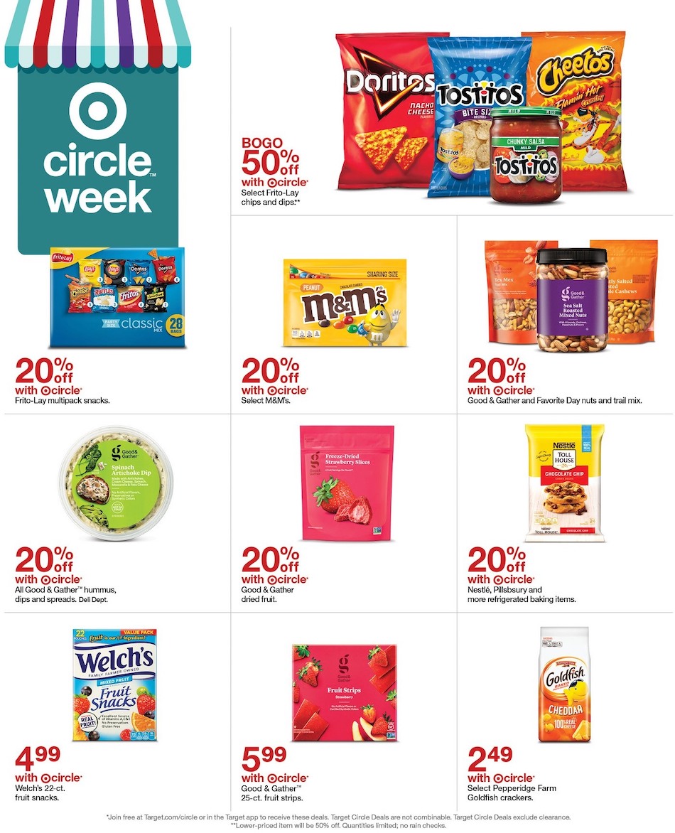 Target Snack Deal Circle Week 20 off