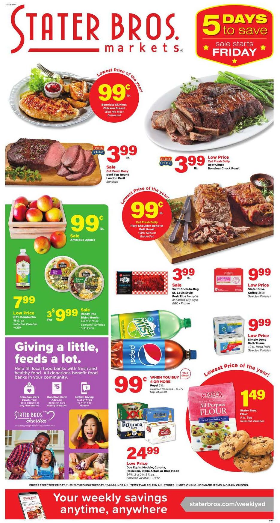 Stater Bros Ad